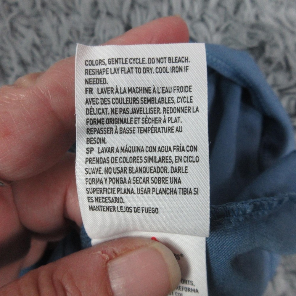 American Eagle Outfitters Tank Top Womens Small Blue Scoop Neck Stretch Cami NWT - Picture 9 of 12